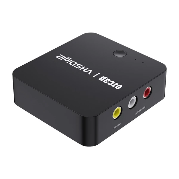 ezcap181P videó digitalizáló és rögzítő eszköz analóg-digitális átalakításhoz VHS, DVD és játékkonzol forrásokból, HD kimenettel