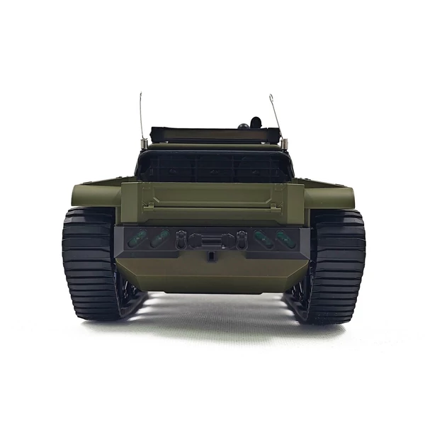 Távirányítós tank, 2.4GHz terepjáró 360°-ban forgó játék fénnyel, újratölthető lánctalpas autó fiúknak és lányoknak - 1 akkumulátor