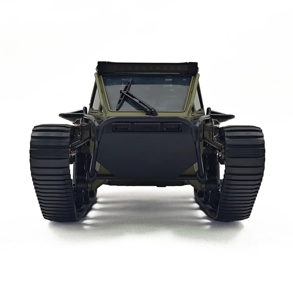 Távirányítós tank, 2.4GHz terepjáró 360°-ban forgó játék fénnyel, újratölthető lánctalpas autó fiúknak és lányoknak - 1 akkumulátor
