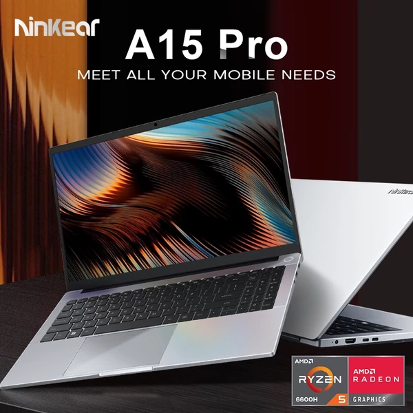 Grafikai tervezésre alkalmas 15,6 hüvelykes kijelzővel, AMD Ryzen 5 laptop 1 TB SSD-vel és DDR5 RAM-mal, WiFi 6 támogatással