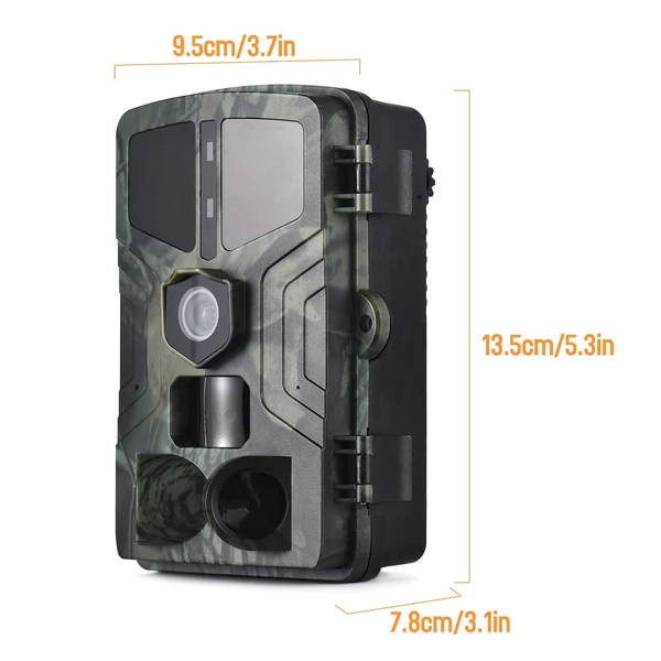 4K 50 MP vadkamera éjjellátó mozgásérzékelős IP65 vízálló vadász kamera