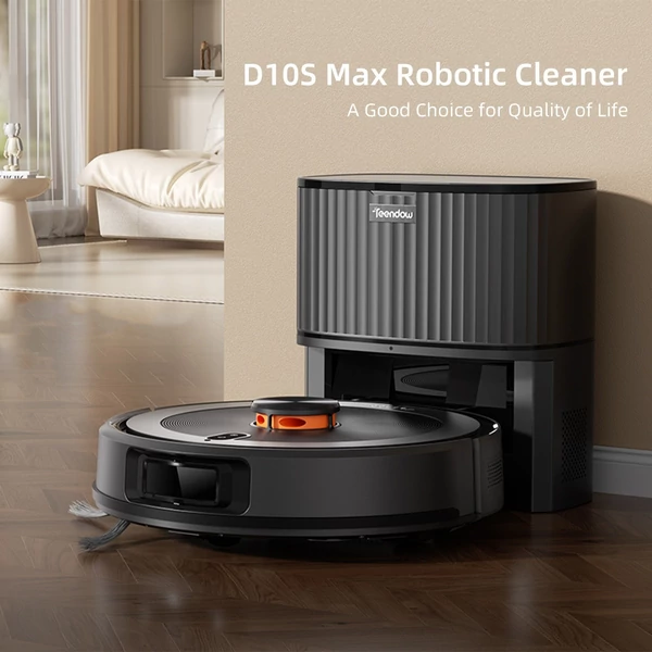 teendow d10s max állatbarát robotporszívó és felmosó, 3000 pa szívóerővel - Ezüst