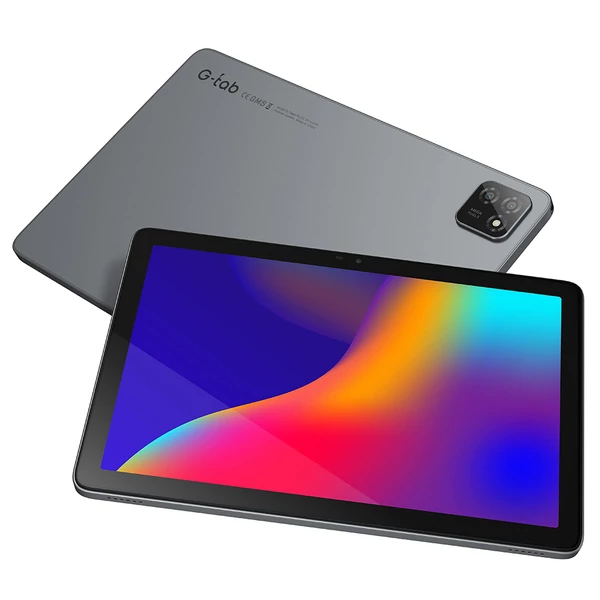 G-tab T9 10.1" Android tablet tokban, Quad-core Rockchip RK3562, 3GB RAM, 64GB ROM, HD IPS érintőképernyő, dupla kamera, több komfort mód