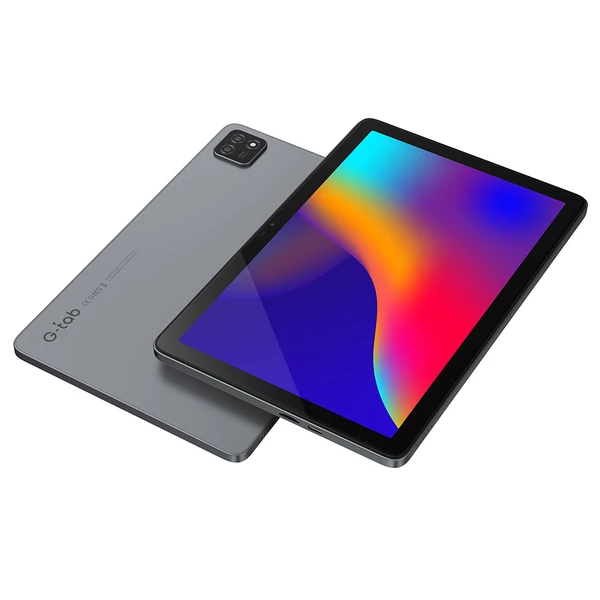 G-tab T9 10.1" Android tablet tokban, Quad-core Rockchip RK3562, 3GB RAM, 64GB ROM, HD IPS érintőképernyő, dupla kamera, több komfort mód