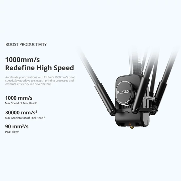 FLSUN T1 Pro gyors 3D nyomtató - 1000 mm/s sebesség