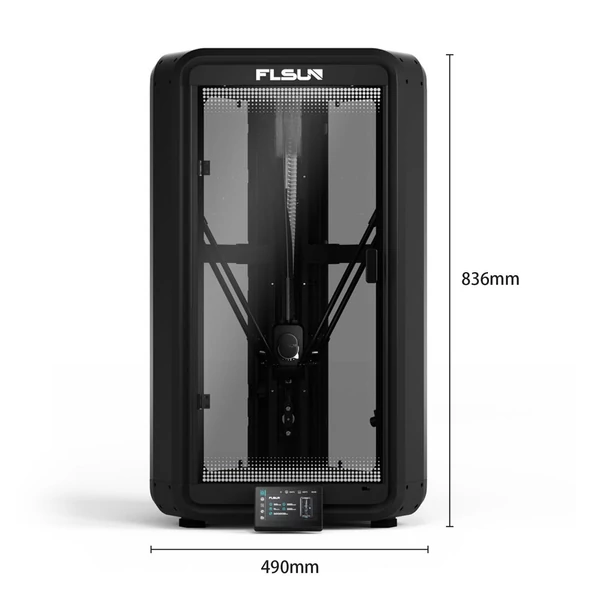 Flsun T1 3D nyomtató, 1000mm/s, automatikus szintezés, 300°C extruder, 110°C fűtött ágy, 260x260x330mm, fém delta váz