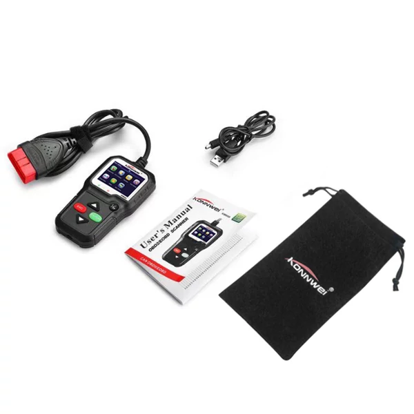 KONNWEI OBDII CAN Diagnosztikai Eszköz Autókód Olvasó KW680 Motorhiba Jelző Fény Szkenner OBD II Szkenner 1996-tól gyártott autókhoz