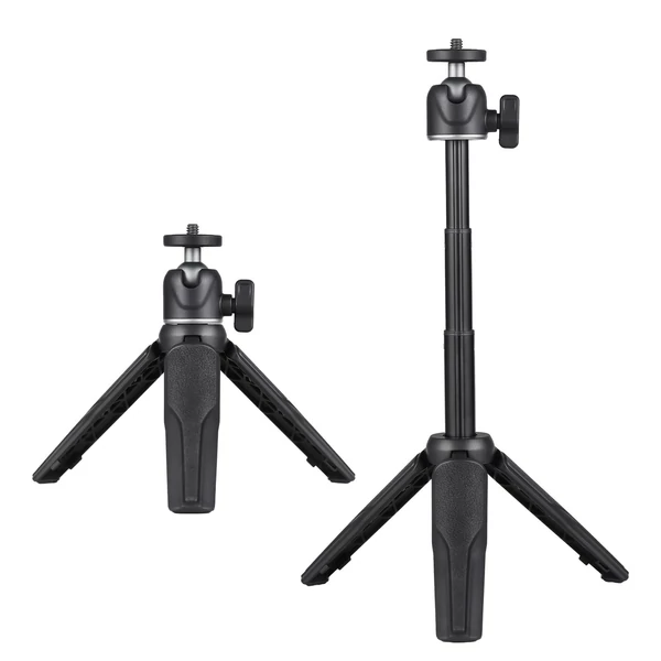 Andoer MT-08 mini kihúzható asztali állvány kézi fotós tartó, flexibilis gömbfejjel, 1/4 hüvelykes csavarral szelfihez, utazáshoz, vlogoláshoz