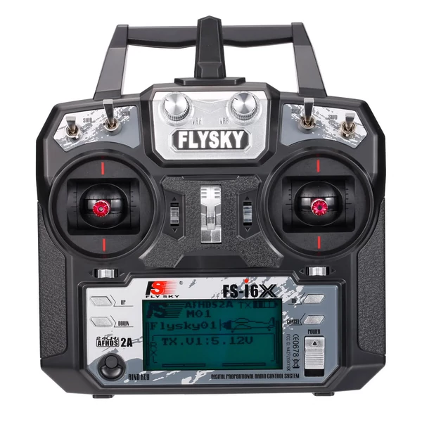 Flysky FS-i6X 2,4 GHz 10 csatornás AFHDS 2A RC adó FS-iA6B vevővel drónhoz, repülőhöz, helikopterhez