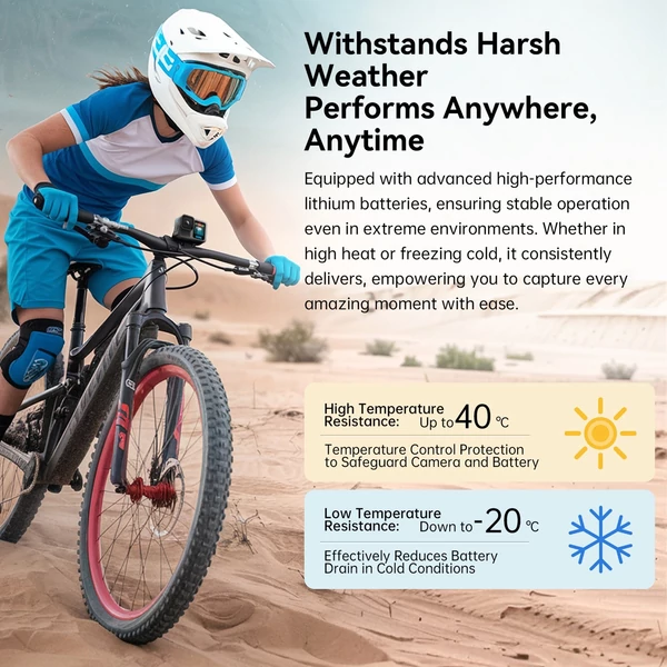 Telesin akciókamera akkumulátor 1950mAh 7.4Wh nagy kapacitású, gyorsan tölthető lítium akkumulátor GoPro Hero 13-hoz