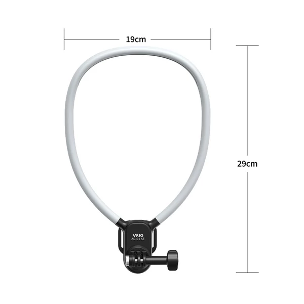 VRIG akciókamera nyakpánt kéz nélküli tartó sportkamerához, mellpánttal GoPro Hero 13/12/11, OSMO Action 5, Insta360 Ace kompatibilis