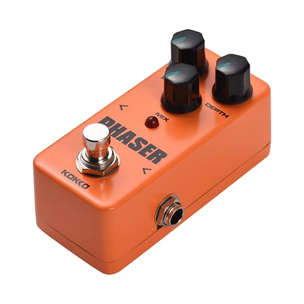 KOKKO FPH2 Phaser elektromos gitár effekt pedál, hordozható analóg pedál 3 vezérlőgombbal, True Bypass elektromos gitárhoz