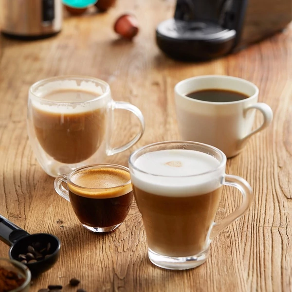HiBREW H1A 19 bar nyomású eszpresszó kávéfőző 4 az 1-ben, Dolce Gusto kompatibilis, hideg-meleg rendszer, 2 csészeméret - Fehér