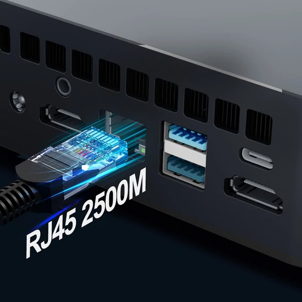 Ninkear N13 mini pc gaming erős mini számítógép 16GB RAM, 1TB SSD, i5-1340P, WiFi6, nagy felbontású kijelző miniszámítógép
