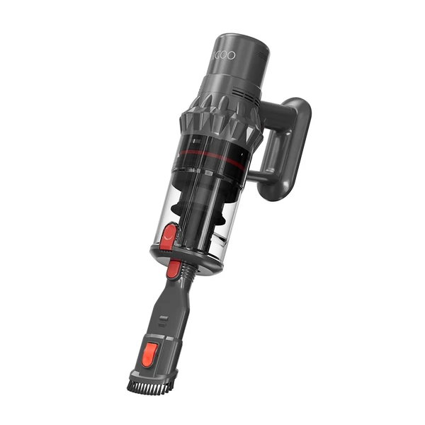 JIGOO C500 Vezeték nélküli porszívó, 33KPa szívóerő, 500W motor, porérzékelő, 1.2L tartály, 5 lépcsős szűrés, 60 perc üzemidő, LED kijelző,