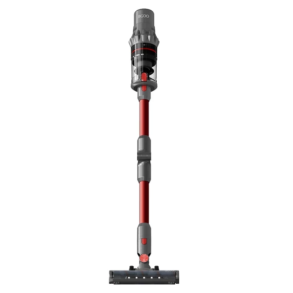 JIGOO C500 Vezeték nélküli porszívó, 33KPa szívóerő, 500W motor, porérzékelő, 1.2L tartály, 5 lépcsős szűrés, 60 perc üzemidő, LED kijelző,