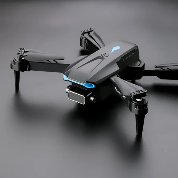 S89 4K Wifi FPV RC drón, mini összecsukható quadkopter gravitációs érzékelővel, iránytű mód, gesztus fotó/videó funkcióval - Fekete, 2 akkumulátor