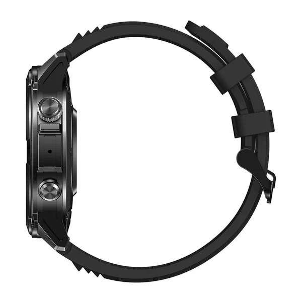 Zeblaze Stratos 2 Plus GPS okosóra, 1.43" AMOLED kijelző, GPS, 60 sport mód, egészségkövetés, fitnesz és vezeték nélküli hívás - Fekete