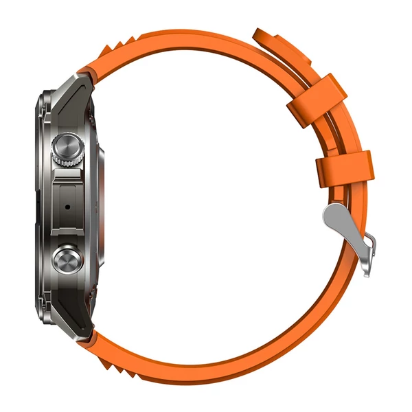 Zeblaze Stratos 2 Plus GPS okosóra, 1.43" AMOLED kijelző, GPS, 60 sport mód, egészségkövetés, fitnesz és vezeték nélküli hívás - Narancs