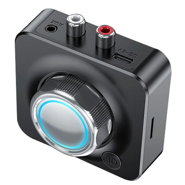 C39 BT 5.1 Audio vevő, 3D térhangzású adapter, támogatja a 3,5 mm-es jack csatlakozót régi hangszórókhoz/autórádióhoz