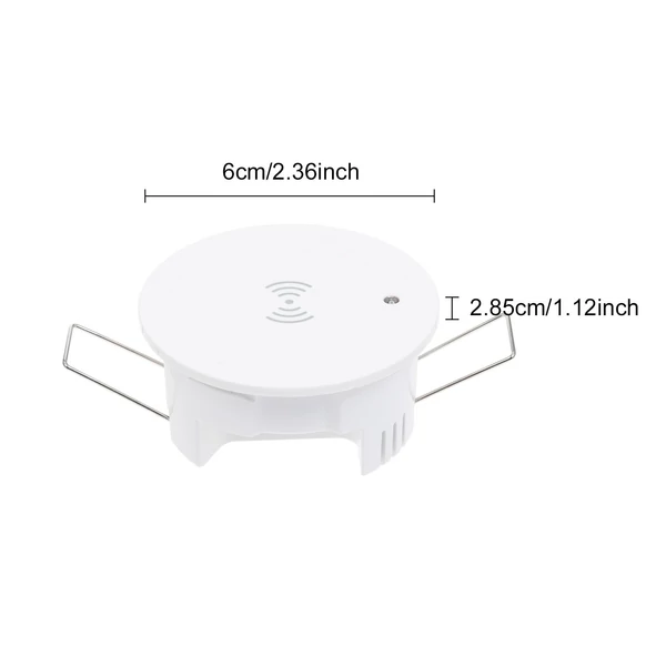 Emberi jelenlét-érzékelő, mozgás- és testhelyzet-detektor, BT5.0, 2.4GHz WiFi, hub nélkül működik - 1-es típus
