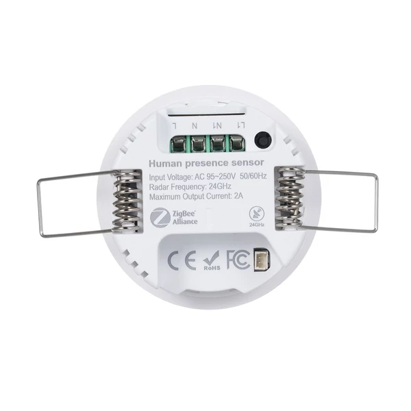 Emberi jelenlét-érzékelő, mozgás- és testhelyzet-detektor, BT5.0, 2.4GHz WiFi, hub nélkül működik - 1-es típus