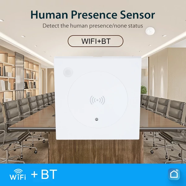 Emberi jelenlét-érzékelő, mozgás- és testhelyzet-detektor, BT5.0, 2.4GHz WiFi, hub nélkül működik - 3-as típus