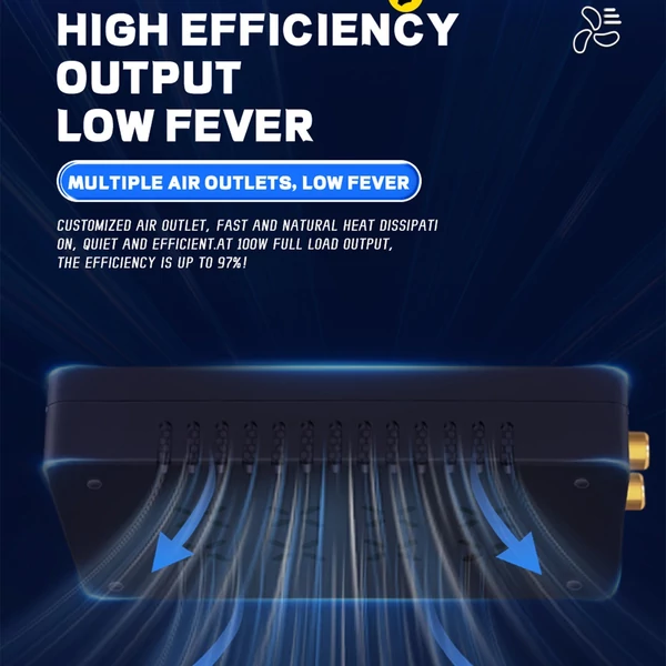 100W 30V 5A hordozható digitális állítható tápegység, többvédelem, alacsony hőmérséklet, nagy hatékonyság, 2,4 hüvelykes színes kijelzővel