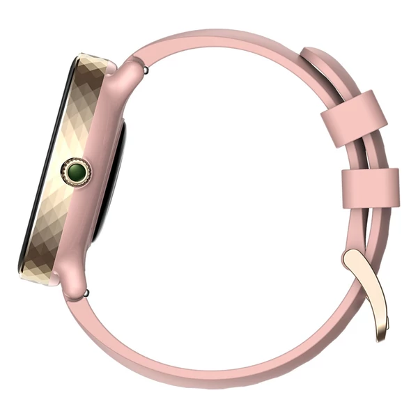 Zeblaze Lily 2 női okosóra, 1.2" AMOLED kijelző, dupla szíj, egészségfigyelés, 120 sportmód, 130 óralap, beépített akkumulátor - Pink