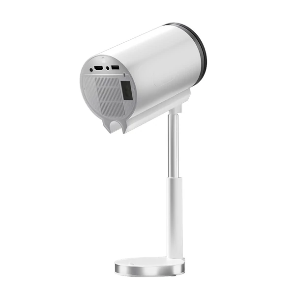 TS-7 Mini Projektor WiFi BT5.0 Android 13, 180°-ban forgatható, 720P, 100" kijelző, 4K dekódolás, Auto Keystone, távirányítóval