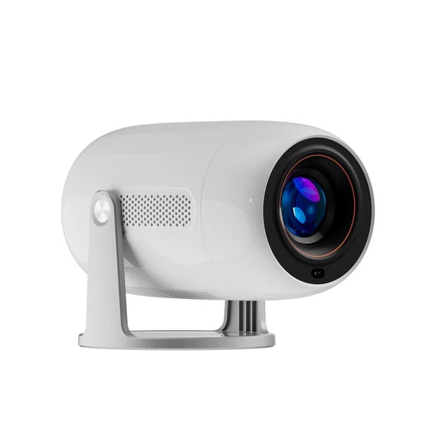 Hordozható Lenovo 100M 1080P okos projektor, WIFI és BT támogatással, automatikus trapézkorrekcióval, 4K kompatibilis, otthonra és kollégiumba