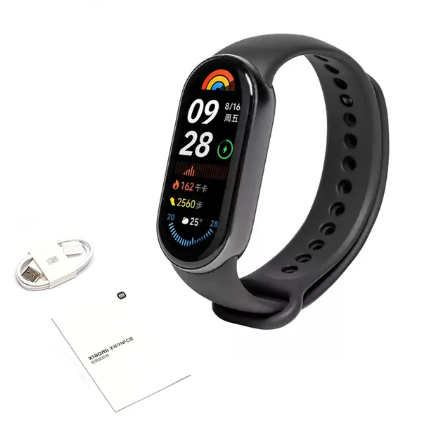 Xiaomi Smart Band 9 1,62 hüvelykes kijelző BT 5.4 Standard verzió - Fekete