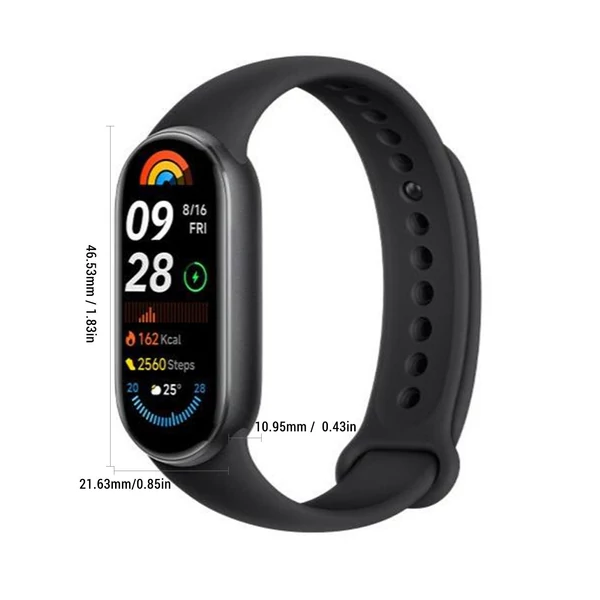 Xiaomi Smart Band 9 1,62 hüvelykes kijelző BT 5.4 Standard verzió - Pink