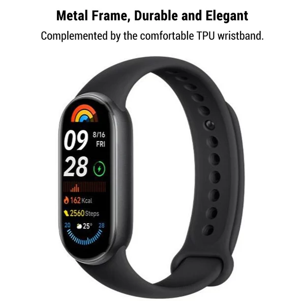 Xiaomi Smart Band 9 1,62 hüvelykes kijelző BT 5.4 Standard verzió - Ezüst