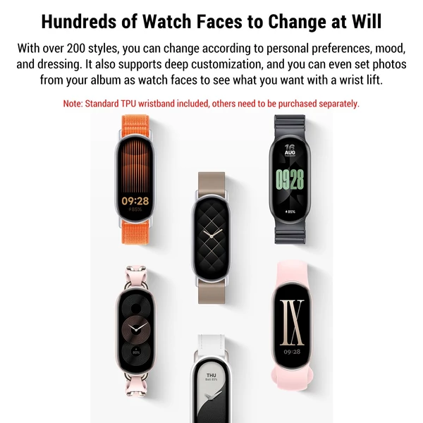 Xiaomi Smart Band 9 1,62 hüvelykes kijelző BT 5.4 Standard verzió - Ezüst
