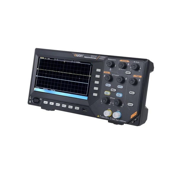 OWON SDS210 digitális oszcilloszkóp 100 MHz sávszélesség, 1 GS/s, 14 bit
