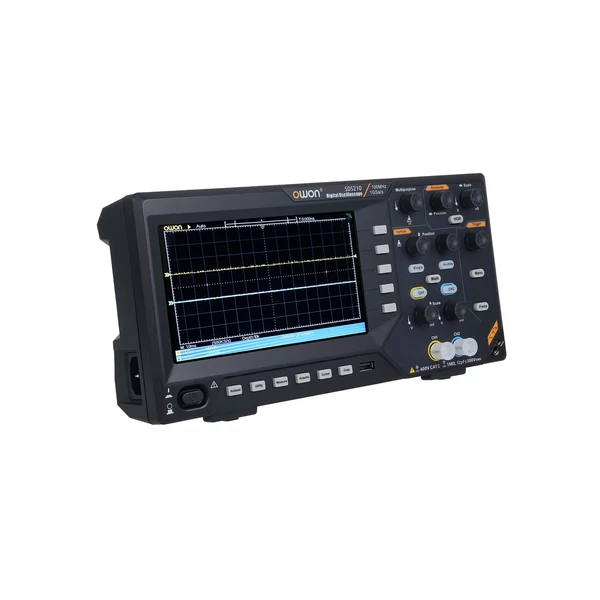 OWON SDS210 digitális oszcilloszkóp 100 MHz sávszélesség, 1 GS/s, 14 bit