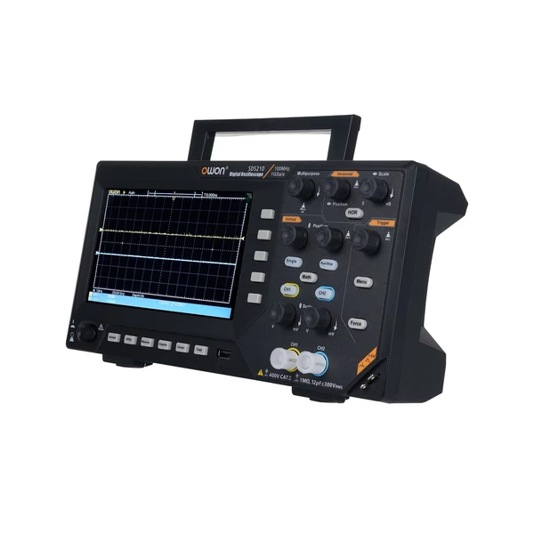 OWON SDS210 digitális oszcilloszkóp 100 MHz sávszélesség, 1 GS/s, 14 bit