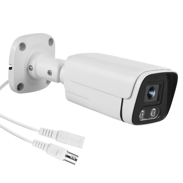 1080P CCTV vezetékes biztonsági kamera, beltéri/éjjellátó, 3.6mm lencse, 2.0MP, kültéri DVR-hez, fali konzollal, NTSC rendszer