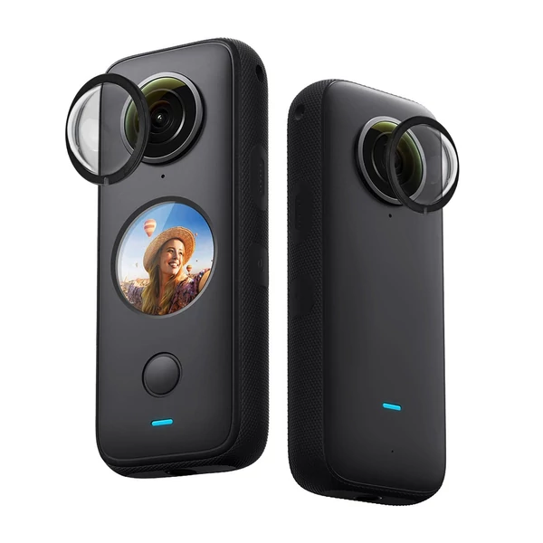 Akciókamera lencsevédő dupla optikai bevonattal, csere Insta360 ONE X2-hez (2 db)