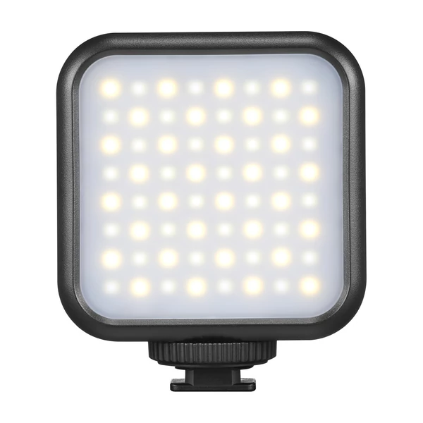 Godox LITEMONS LED6R RGB LED Videólámpa, újratölthető Mini Töltőfény 3200K-6500K, 13 fényhatás, mágneses rögzítés, 3 vakupapucs vloghoz és fotózáshoz