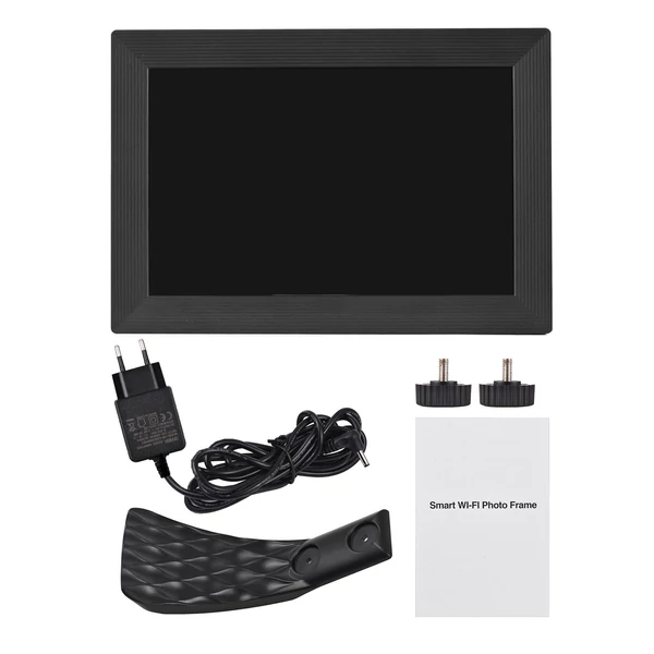 Tomfoto 10,1 hüvelykes okos WiFi digitális képkeret, 1280*800 IPS érintőképernyő, 16GB memória, automatikus forgatás, APP-os megosztás