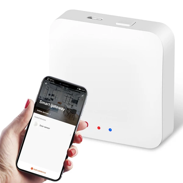 Tuya ZigBee átjáró hub intelligens központ, WiFi okosotthon híd, vezeték nélküli távirányító, 60 eszközig, Alexa/Google kompatibilis