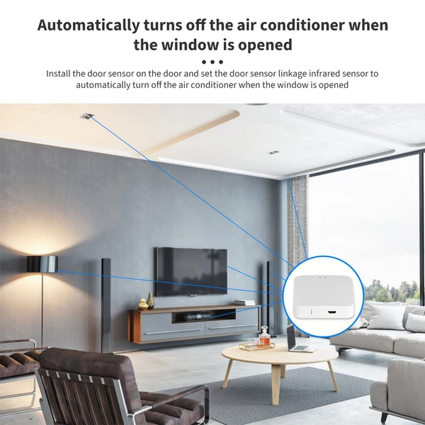 Tuya ZigBee átjáró hub intelligens központ, WiFi okosotthon híd, vezeték nélküli távirányító, 60 eszközig, Alexa/Google kompatibilis