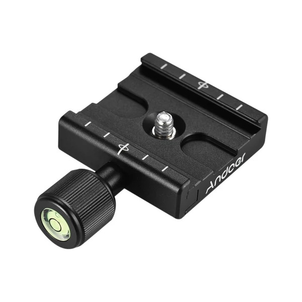 Andoer QR-50 Gyorscseretalp Szorító Adapter beépített vízmértékkel, Arca Swiss / RRS / Wimberley állvány gömbfejhez