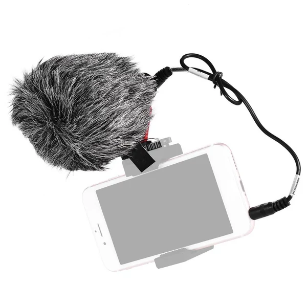 BOYA BY-MM1 mini kardioid kondenzátor mikrofon – univerzális videómikrofon 3,5 mm jack csatlakozóval okostelefonhoz, fényképezőgéphez, PC-hez