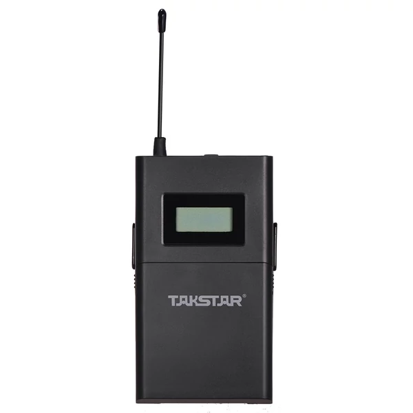 Takstar WPM-200R UHF Vezeték nélküli Fülmonitor Vevő - LCD Kijelzővel, 6 Választható Csatorna, 50m Hatótávolság