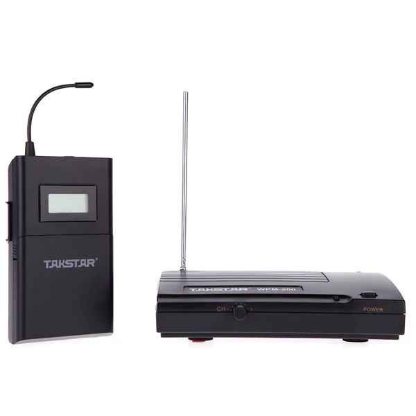 Takstar WPM-200 UHF Vezeték nélküli Monitor Rendszer - Adó, Vevő, In-Ear Fülhallgató (50m)