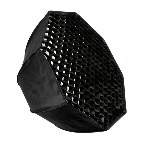Godox SB-UE 80 cm hordozható nyolcszögletű méhsejtrácsos ernyő softbox Bowens bajonettel speedlite-hoz