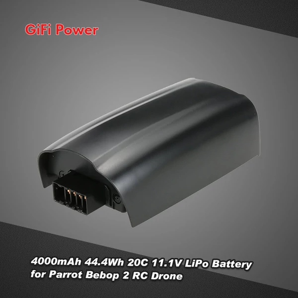 GiFi Power 4000mAh 44,4Wh 20C 11,1V LiPo akkumulátor Parrot Bebop 2 RC drónhoz